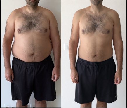 CXOFIT client before and after transformation