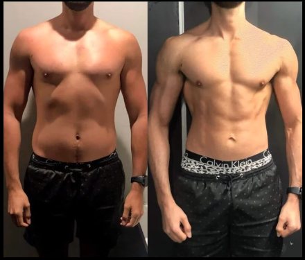 CXOFIT client before and after transformation