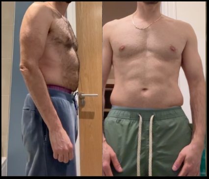 CXOFIT client before and after transformation