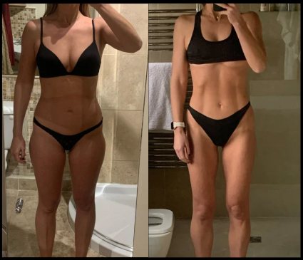 CXOFIT client before and after transformation